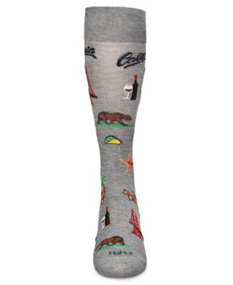 Men's Destination Rayon from Bamboo Novelty Crew Socks