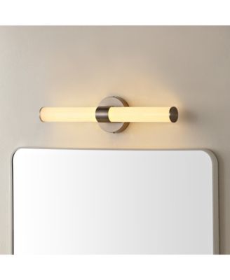 Brooks 20.13" 1-Light Industrial Mid-Century Iron Integrated LED Vanity Light