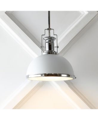 Homer 13" 1-Light Modern Industrial Iron LED Dome Pendant