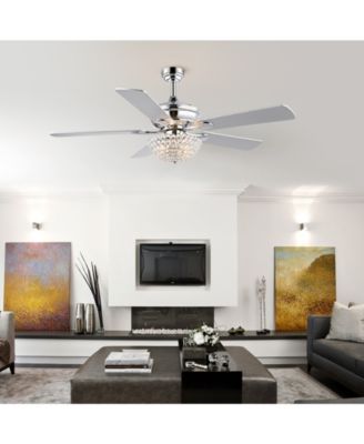 Cammy 52" 3-Light Traditional Transitional Iron LED CEILING FAN