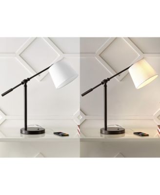 Troy 24" Classic Contemporary Iron LED Task Lamp with USB Charging Port
