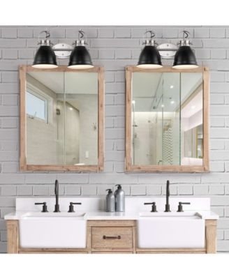 Phineas 16.25" 2-Light Farmhouse Bohemian Iron LED Vanity