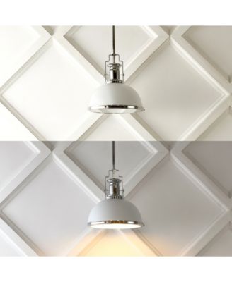 Homer 13" 1-Light Modern Industrial Iron LED Dome Pendant