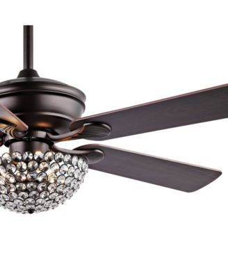 Cammy 52" 3-Light Traditional Transitional Iron LED CEILING FAN