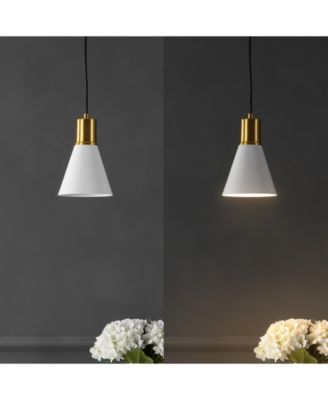 Apollo 6" 1-Light Mid-Century Modern Iron LED Pendant