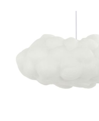 Zephyr 23" 2-Light Modern Contemporary Silk LED Cloud Pendant
