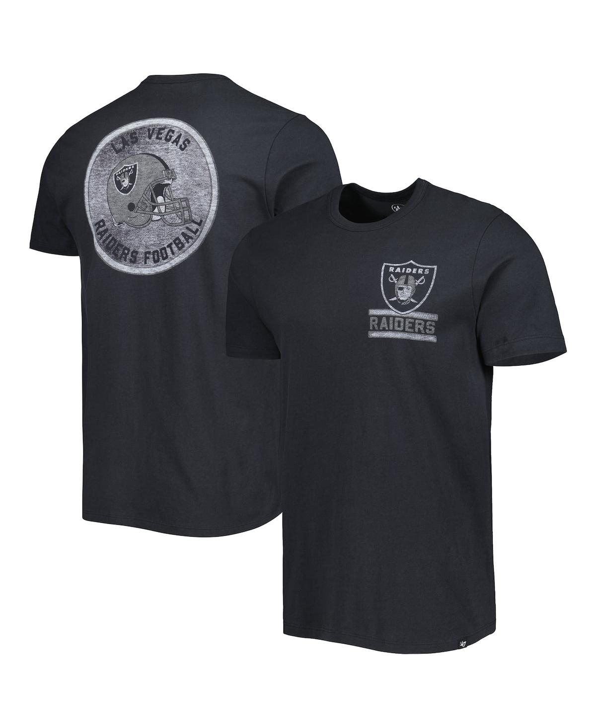 47 Brand Men's ' Black Las Vegas Raiders Open Field Franklin T-shirt