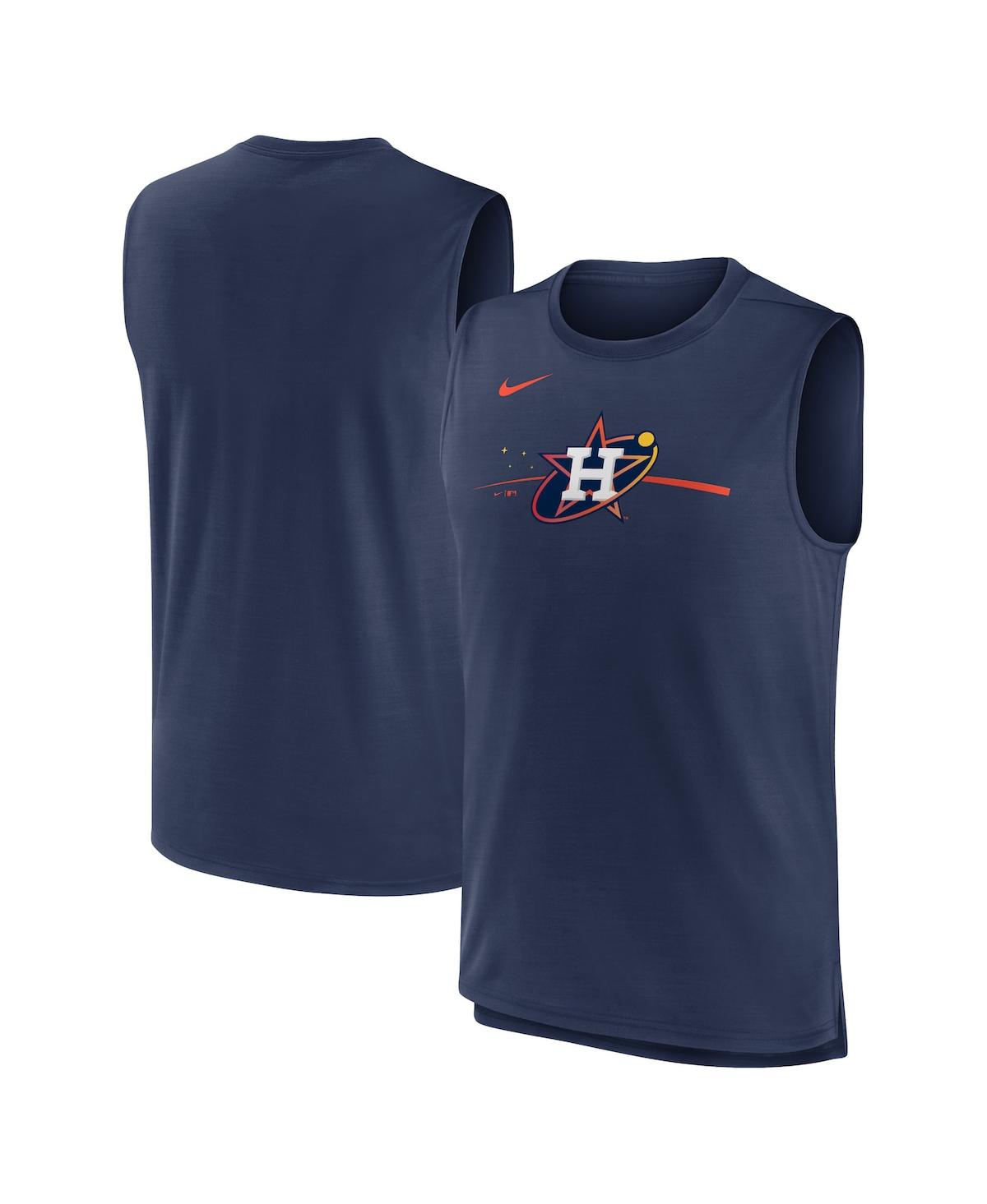 Shop Nike Men's  Navy Houston Astros City Connect Muscle Tank Top