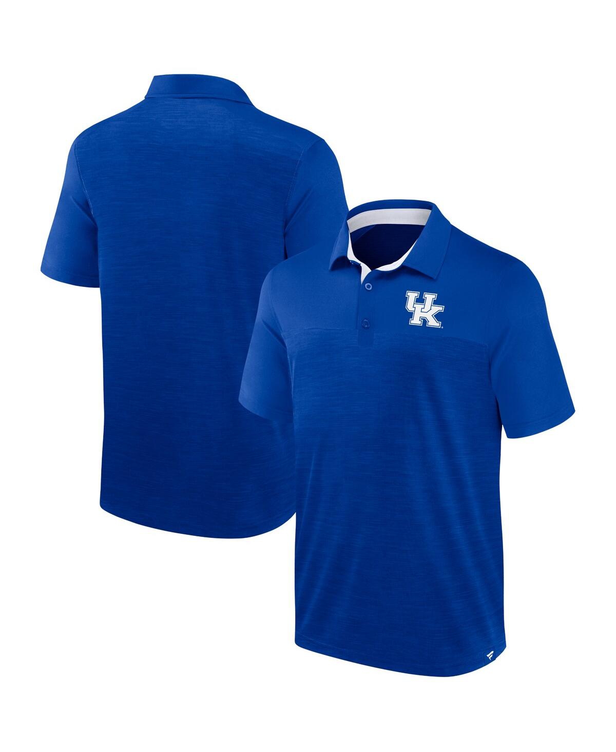 Fanatics Branded Heather Royal Kentucky Wildcats Classic Homefield Polo In Heather Royal