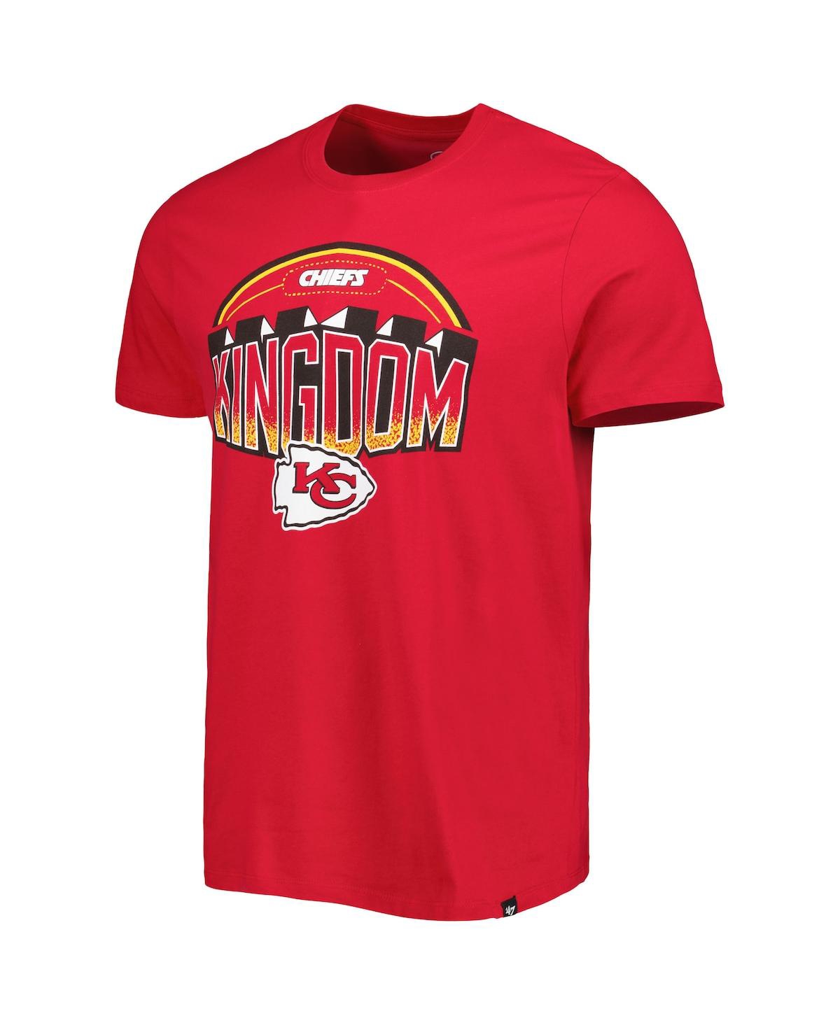 47 BRAND MEN'S '47 BRAND RED KANSAS CITY CHIEFS TEAM REGIONAL SUPER RIVAL T-SHIRT 