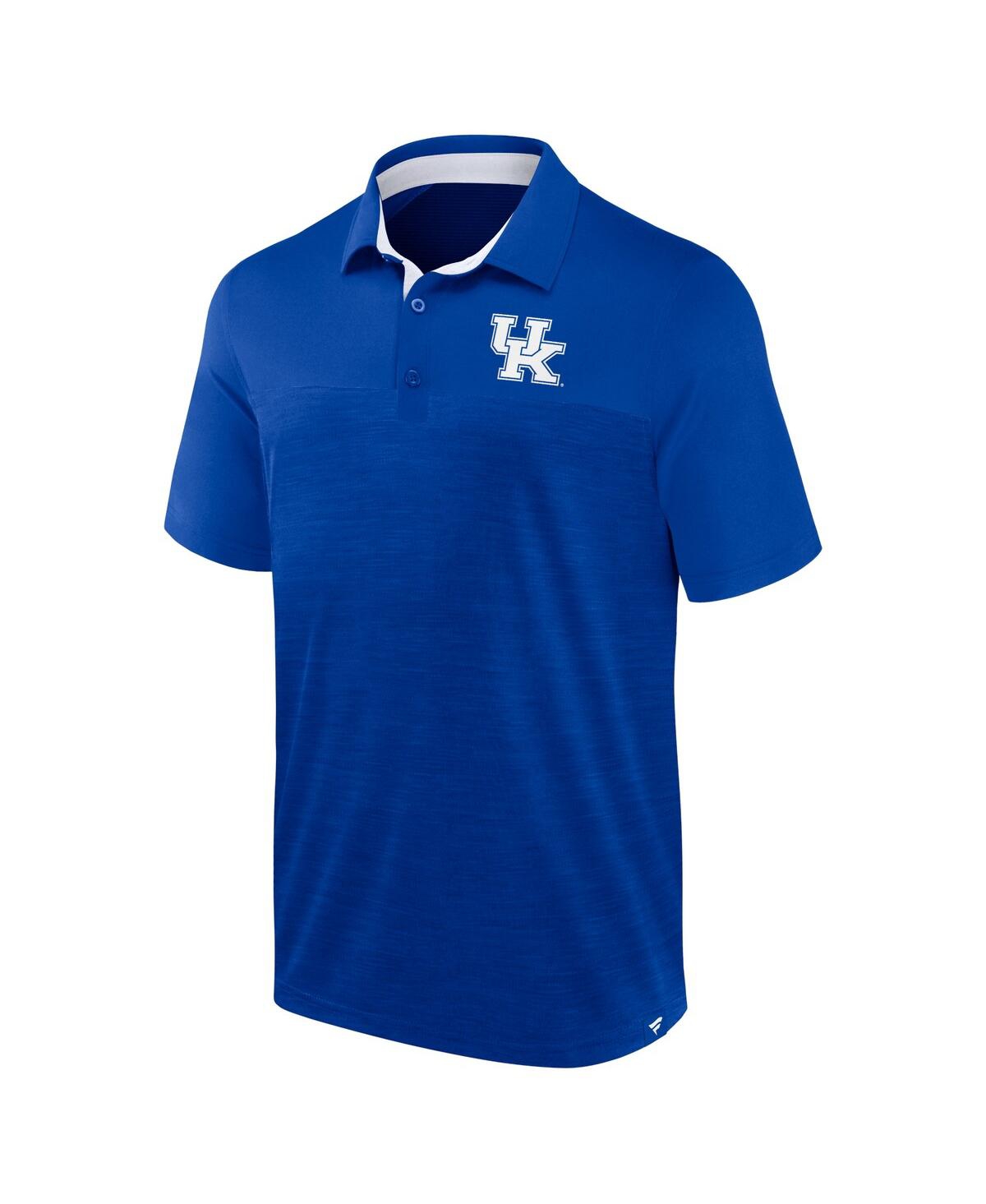 Fanatics Branded Heather Royal Kentucky Wildcats Classic Homefield Polo In Heather Royal