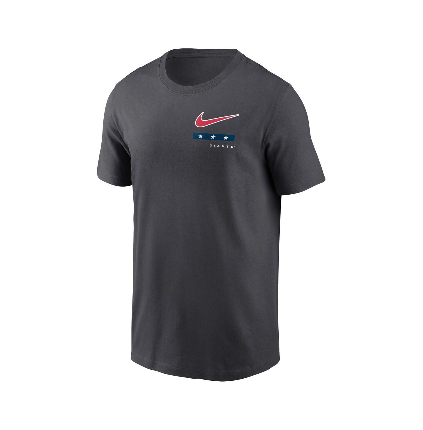 Мужская футболка Nike Anthracite San Francisco Giants Americana — фото 3