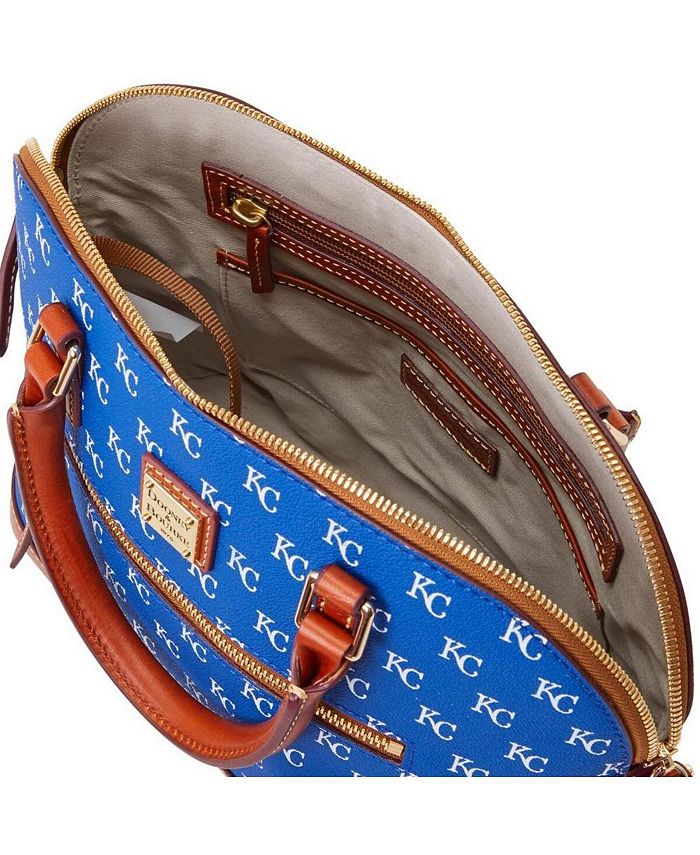 Dooney & Bourke Women's Kansas City Royals Signature Domed Zip Satchel