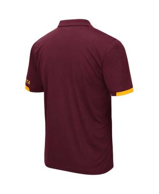 Men's Maroon Minnesota Golden Gophers Big and Tall Santry Polo Shirt