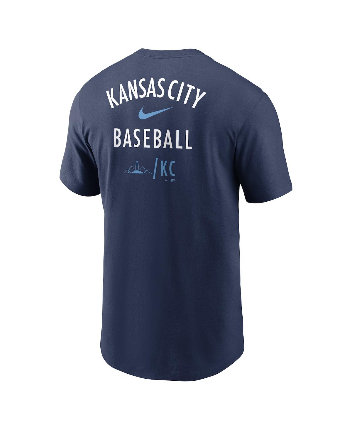 Men's NikeKansas City Royals City Connect 2-Hit T-shirt - Navy
