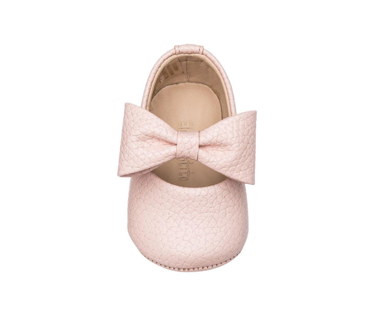 Infant Girl Baby Ballerina with Bow Shoes