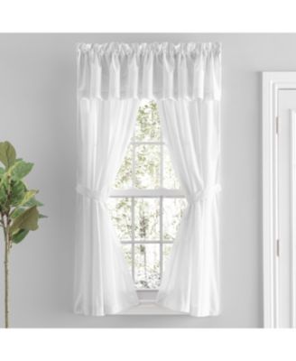 Simplicity Tailored Valance Curtain 80"W x 13"L