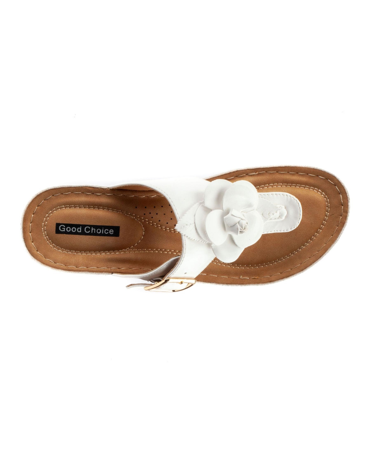 Gc Shoes Women's Flora Rosette Wedge Sandals