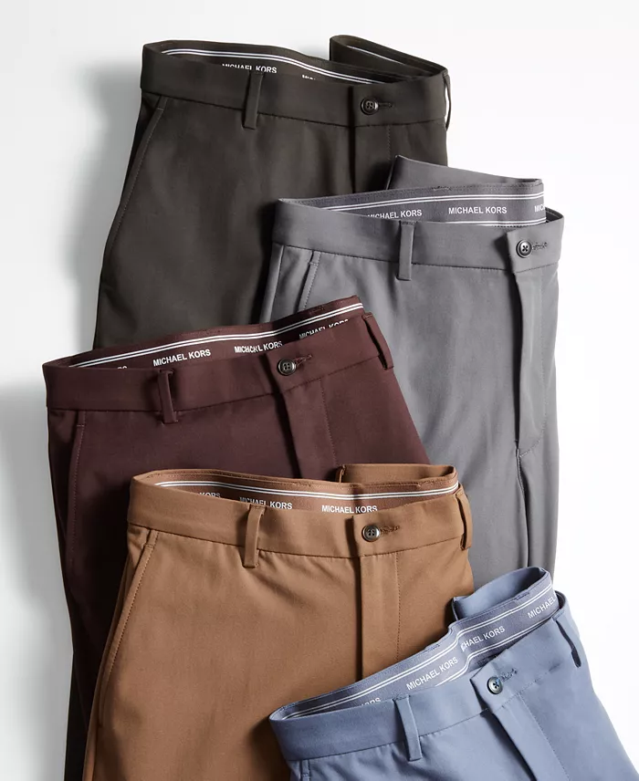 Men's Classic Fit Cotton Stretch Performance Pants - thumbnail 5