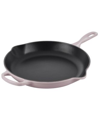 Enameled Cast Iron Skillet with Helper Handle, 11.75" 