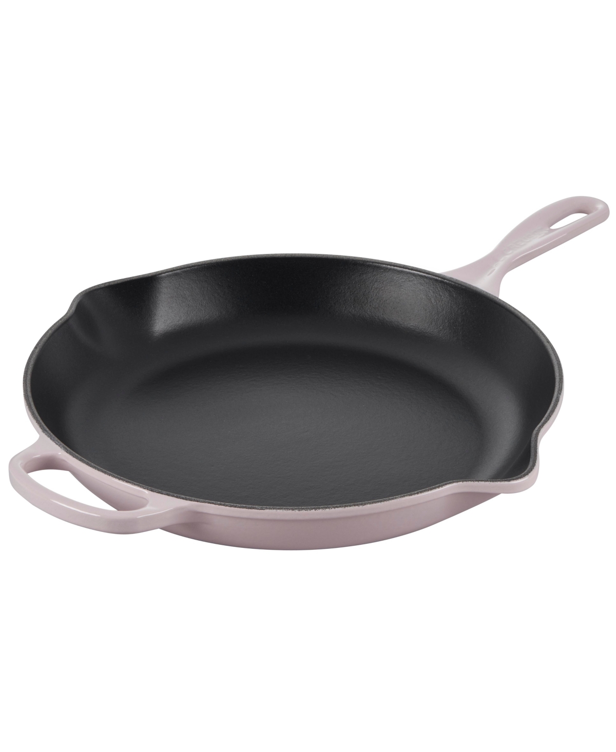 Le Creuset 11.75" Enameled Cast Iron Skillet With Helper Handle In Peche