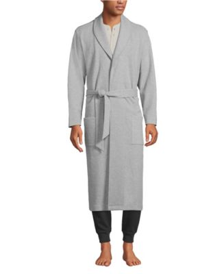 Lands' End Men's Waffle Robe - Macy's