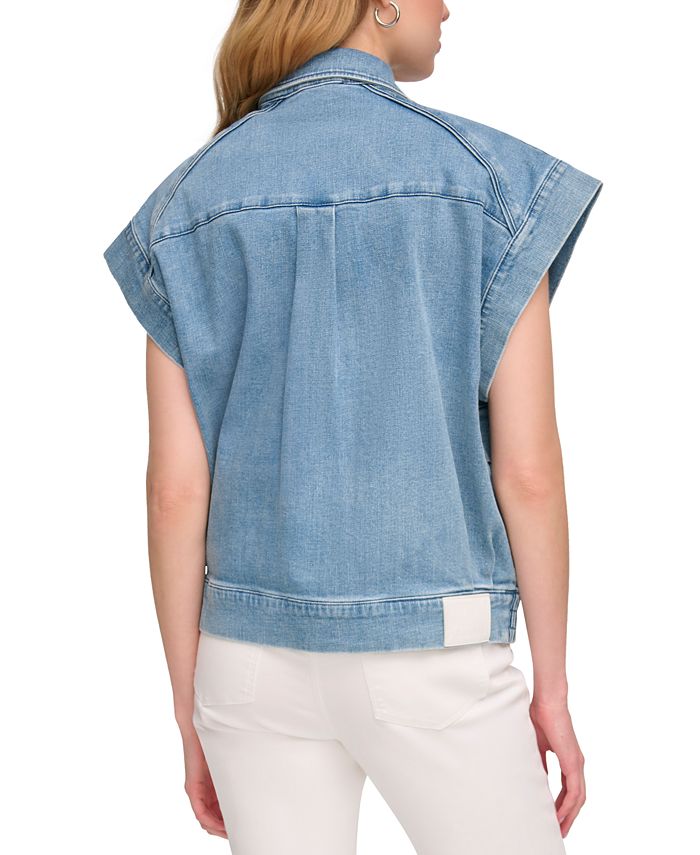 DKNY Jeans Women's ShortSleeve Jean Jacket Macy's