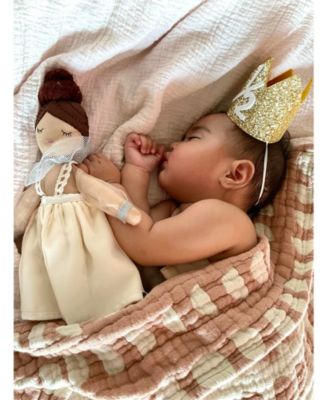 Baby Girls Jacquard Blanket Copper Moon Phase