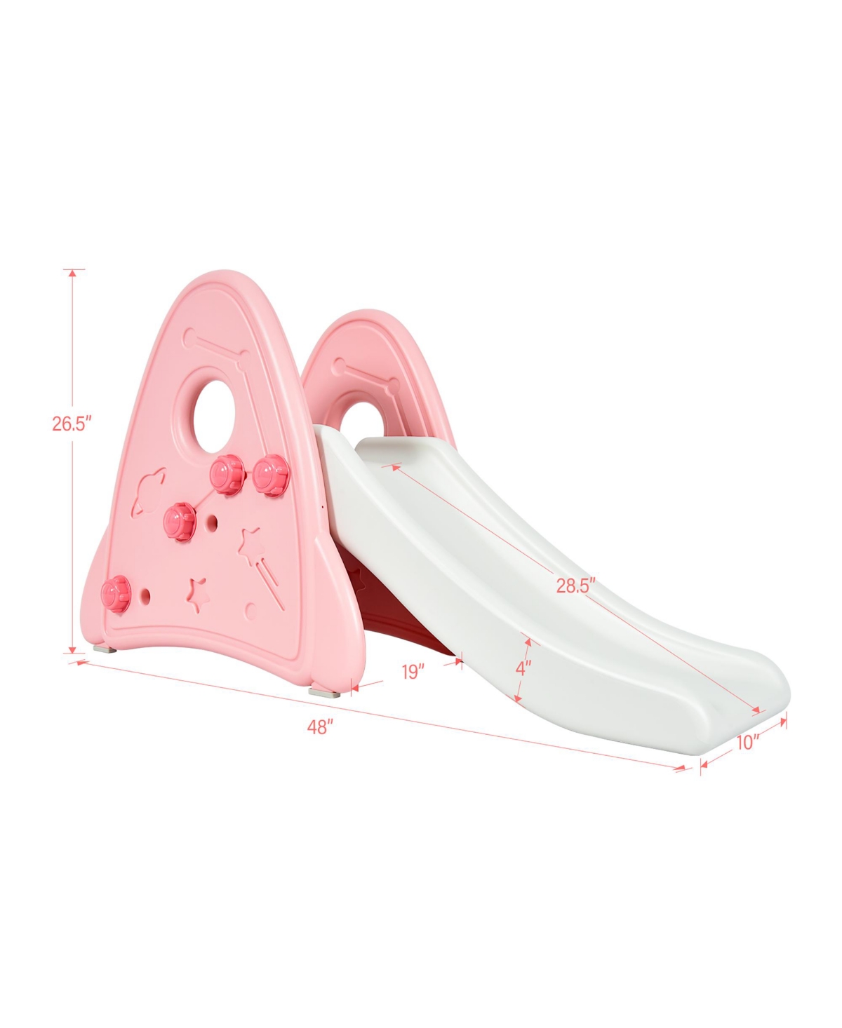 Freestanding Baby Slide Indoor First Play Climber Slide Set for Boys Girls