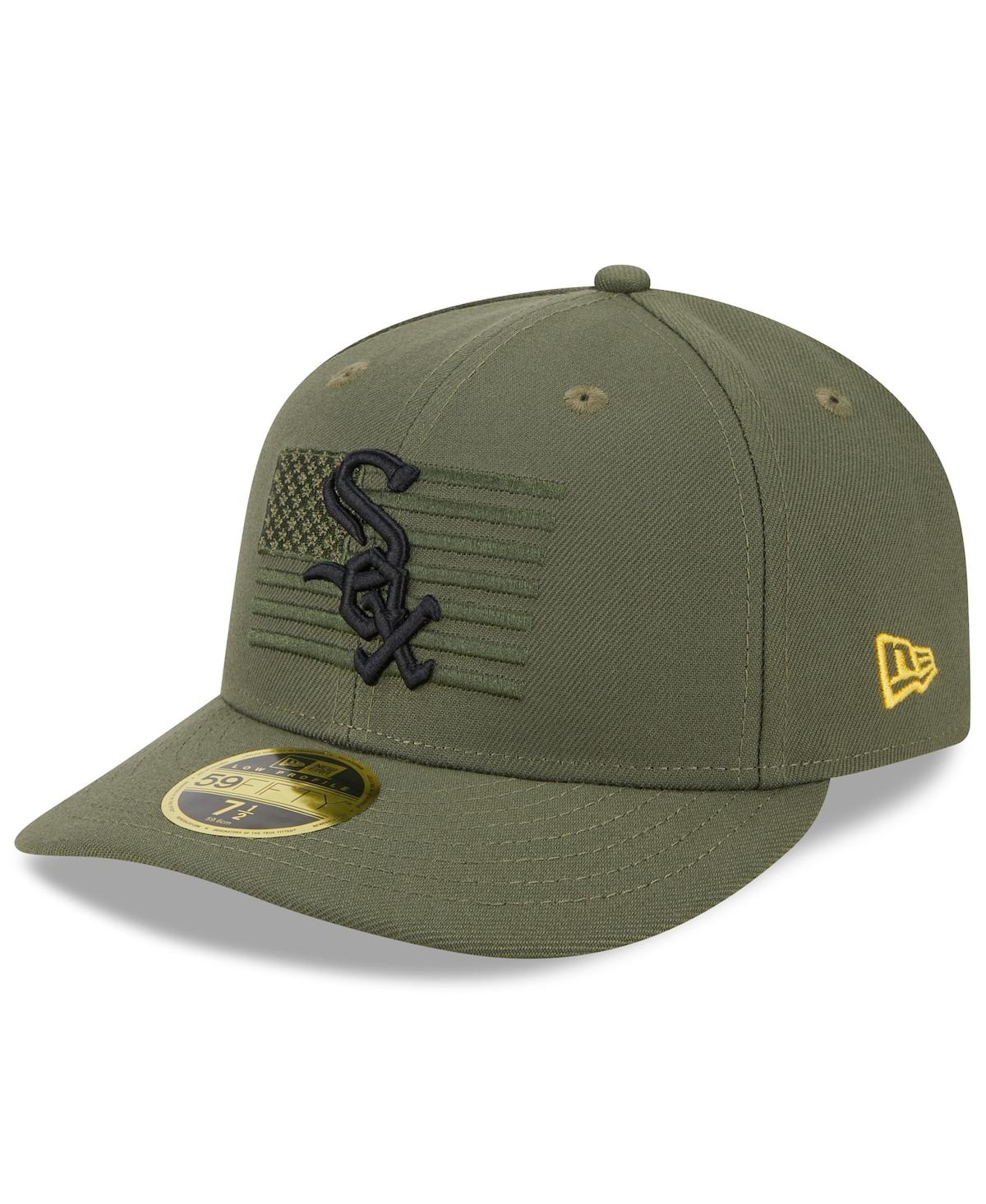 NEW ERA MEN'S NEW ERA GREEN CHICAGO WHITE SOX 2023 ARMED FORCES DAY LOW PROFILE 59FIFTY FITTED HAT 