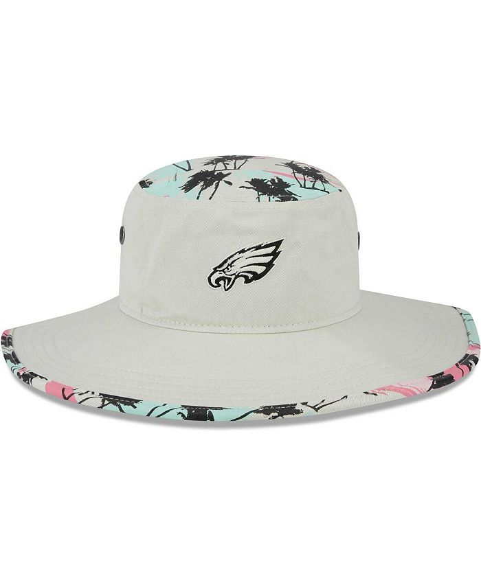 New Era Men's Khaki Philadelphia Eagles Retro Beachin' Bucket Hat - Macy's