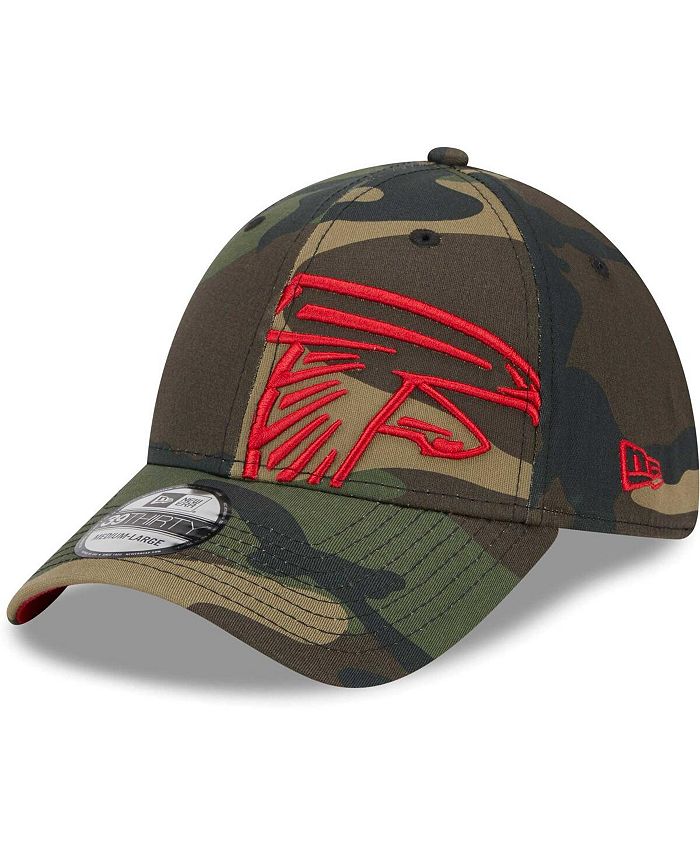 New Era Men's Camo Atlanta Falcons Punched Out 39THIRTY Flex Hat