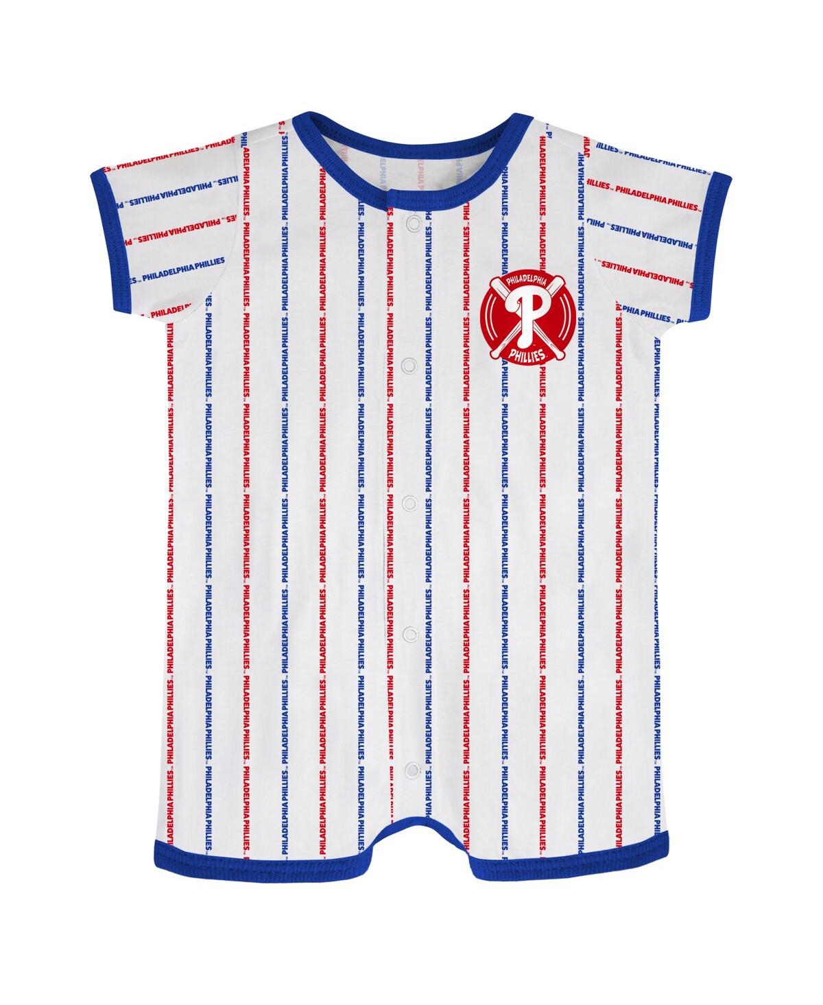 Shop Outerstuff Infant Boys And Girls White Philadelphia Phillies Ball Hitter Coverall