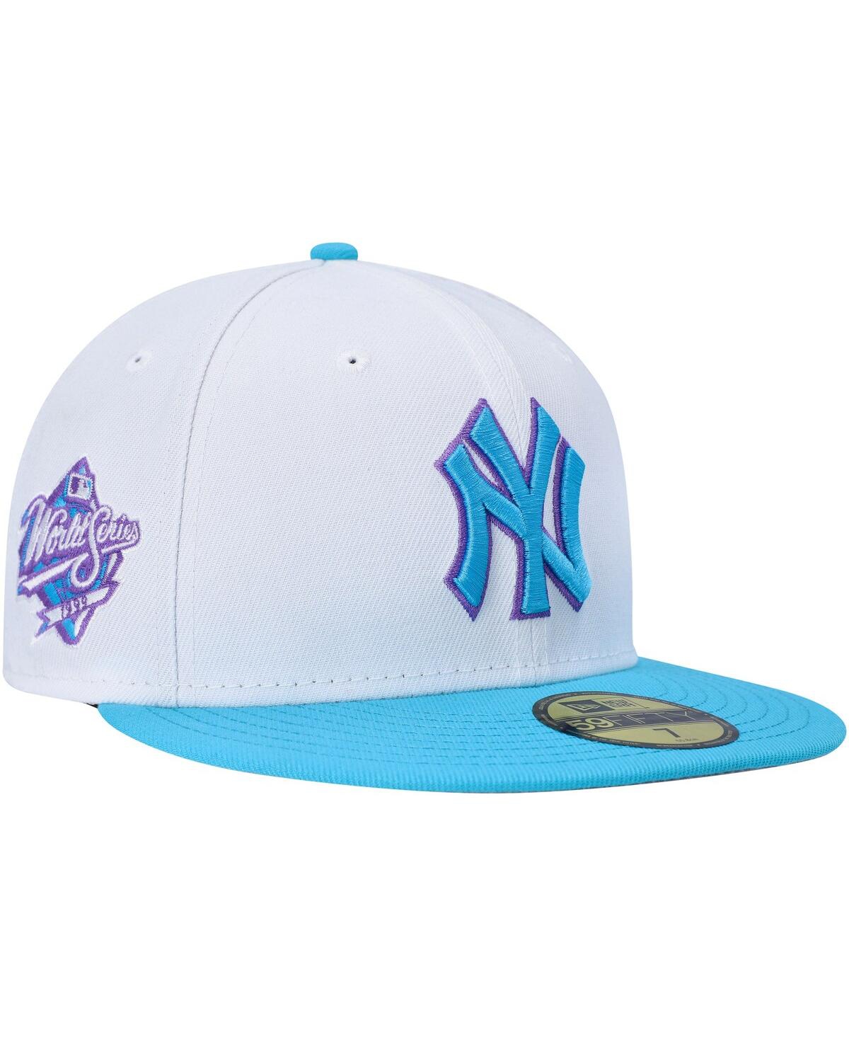 New Era White New York Yankees 1999 World Series Vice 59fifty Fitted Hat In White