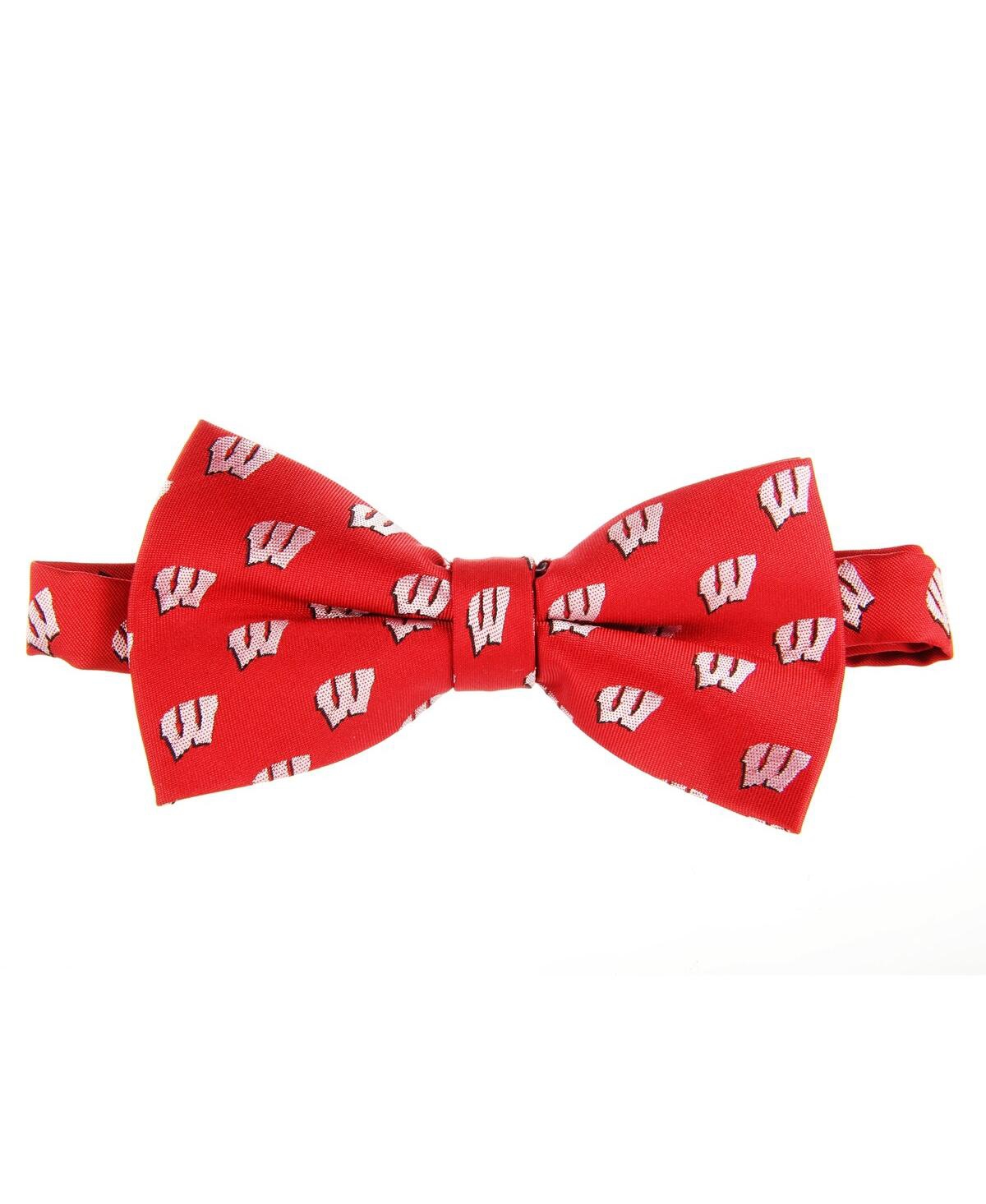Shop Eagles Wings Men's Wisconsin Badgers Repeat Bow Tie In Red