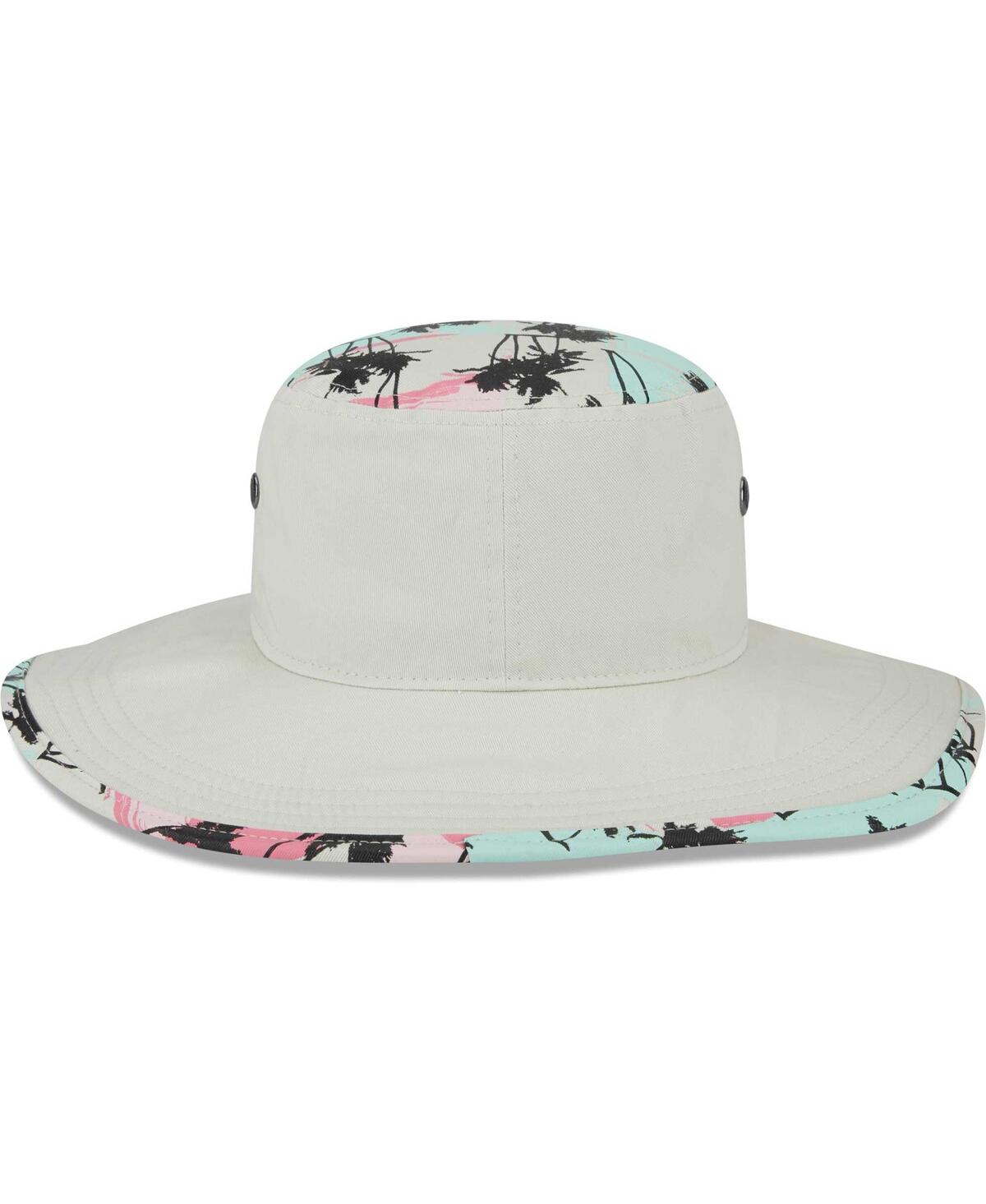 Shop New Era Men's  Khaki Las Vegas Raiders Retro Beachin' Bucket Hat