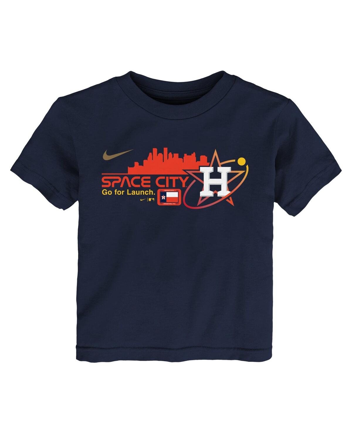 Shop Nike Toddler Boys And Girls  Navy Houston Astros City Connect Graphic T-shirt