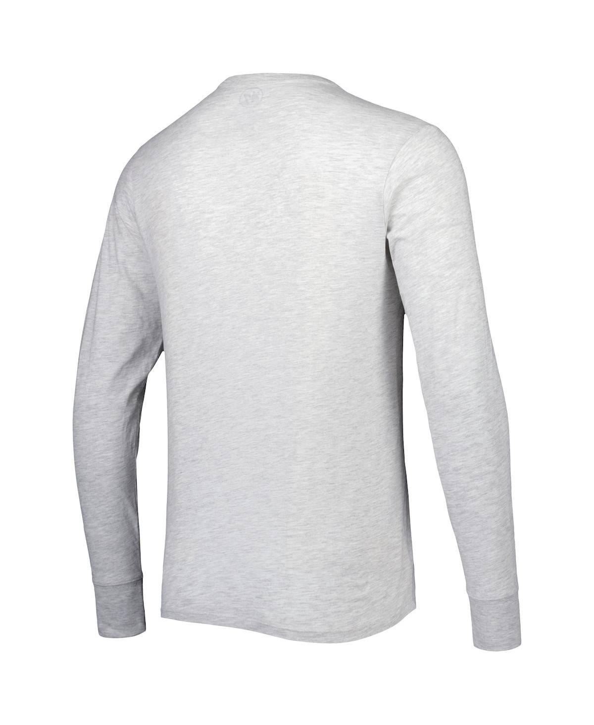 Shop 47 Brand Men's ' Heathered Gray Baltimore Ravens Dozer Franklin Long Sleeve T-shirt