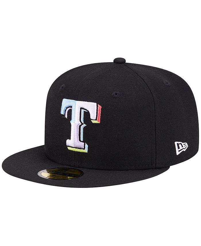 Texas Rangers Colorpack 59FIFTY Fitted Hat in Black 7 3/8 / Black