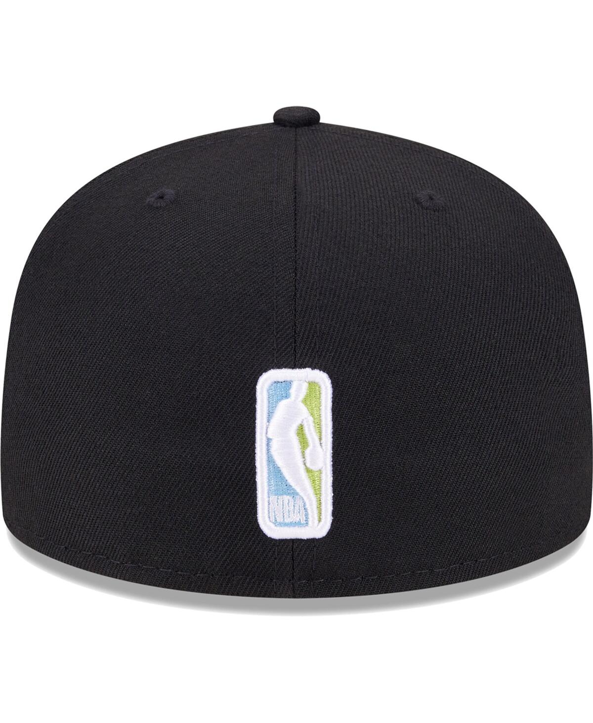 Men's New EraNew York Knicks Color Pack 59FIFTY Fitted Hat - Black
