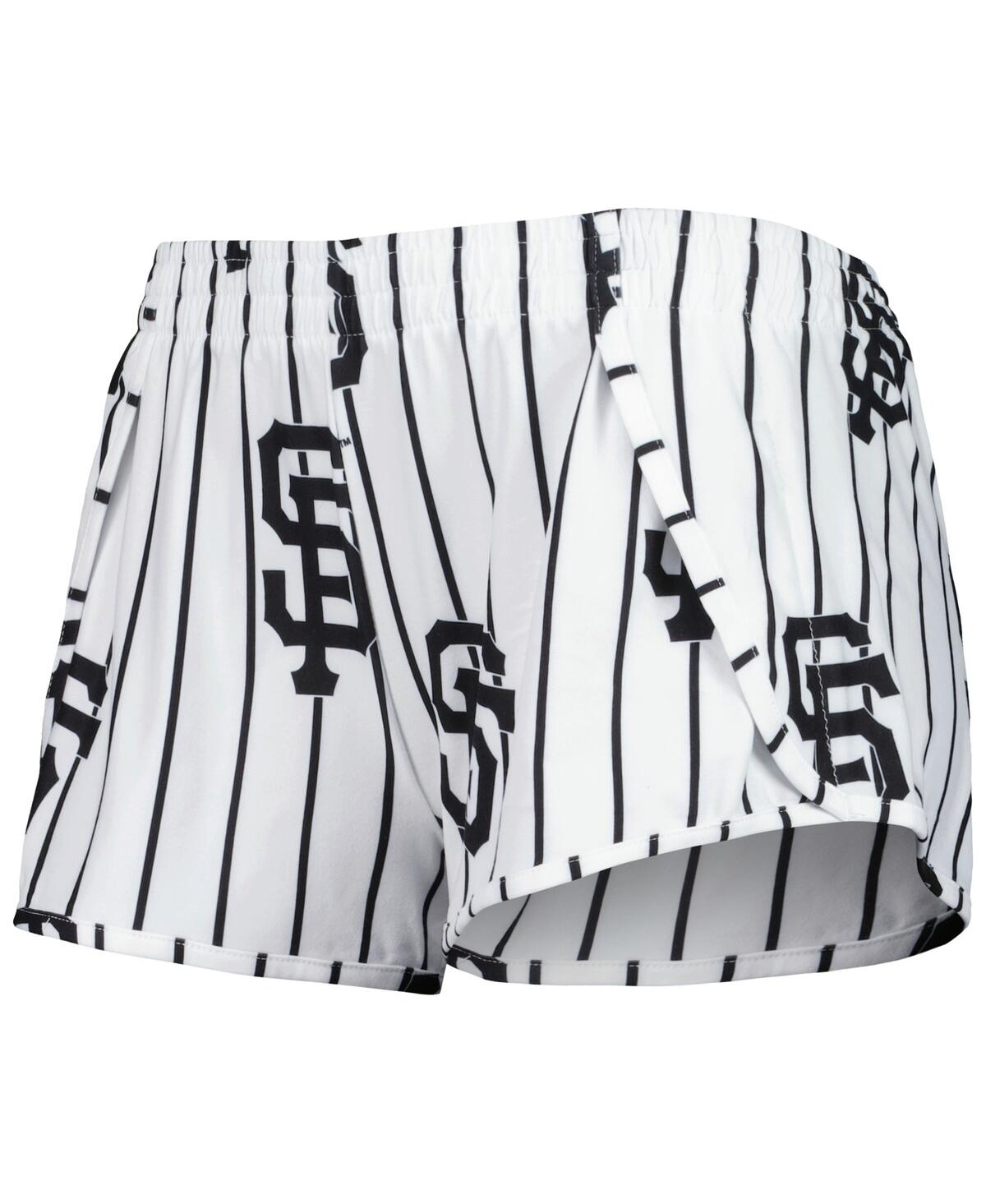 Concepts Sport Women's  White San Francisco Giants Reel Allover Print Tank Top And Shorts Sleep Set In White