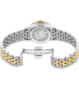 Women's Swiss DS Caimano Two-Tone Stainless Steel Bracelet Watch 28mm