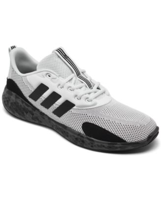 Adidas Men's Sportswear Fluidflow 3.0 Running Sneakers from Finish Line - White, Black - Size 13
