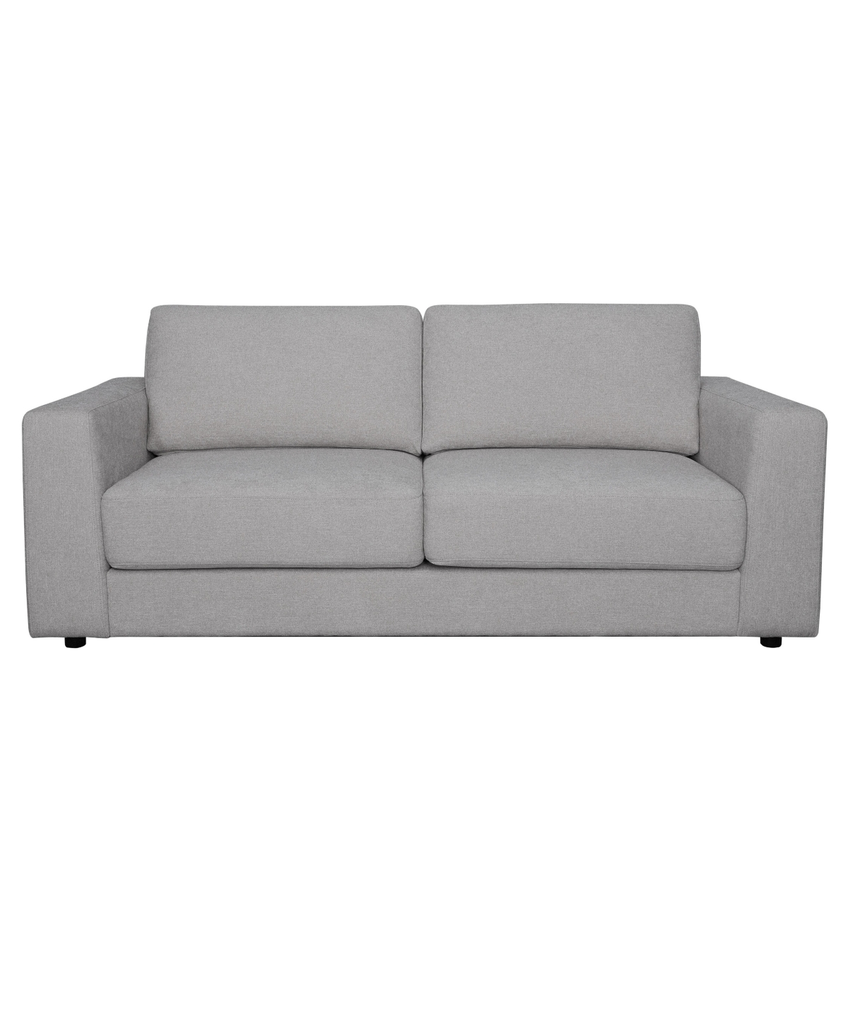 Abbyson Living Elizabeth 84" Stain-resistant Fabric Sofa In Light Gray