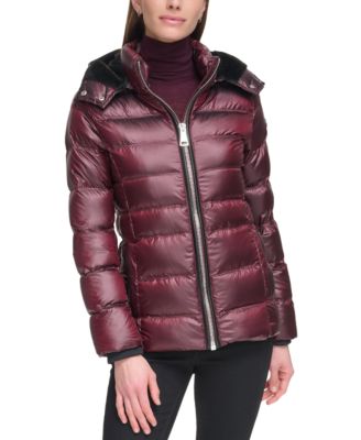 Calvin Klein - Women's Shine Hooded Down Puffer Coat