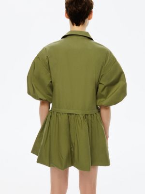 Women's Embroidered Balloon Sleeve Dress