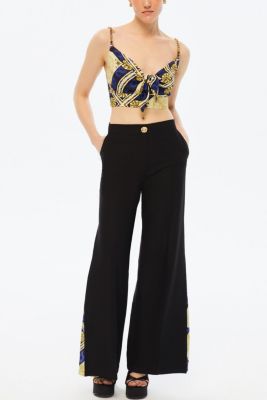 Women's Wide-Leg Satin Pants