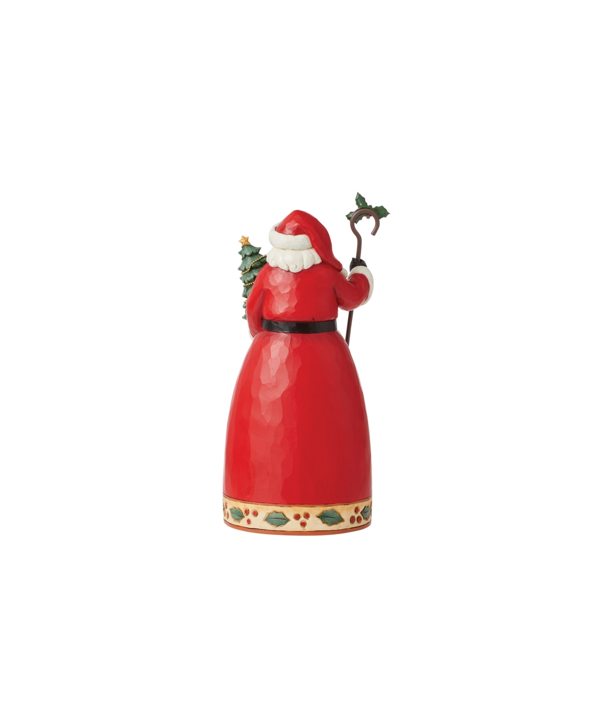 Jim Shore Highland Glen Santa Tree Cane Figurine
