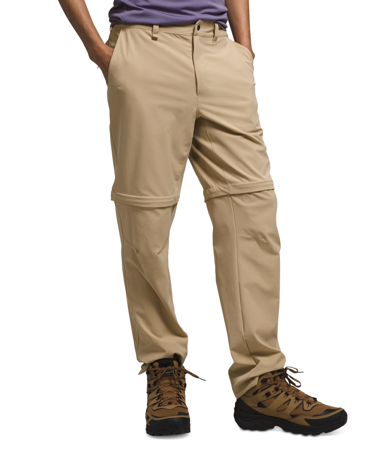 The North Face Men's Paramount Convertible Pants In Khaki Stone