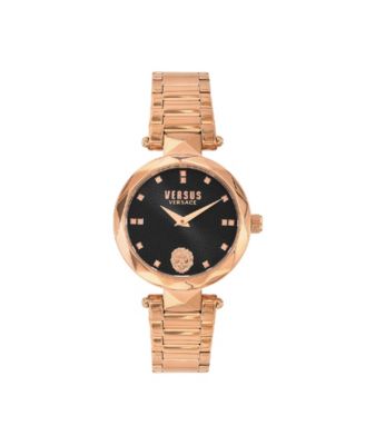 Versus Versace Women\'s Rose Goldtone Stainless Steel & Leather Strap Watch Versus Versace 34MM Rose Goldtone Stainless Steel & Crystal  main image 4